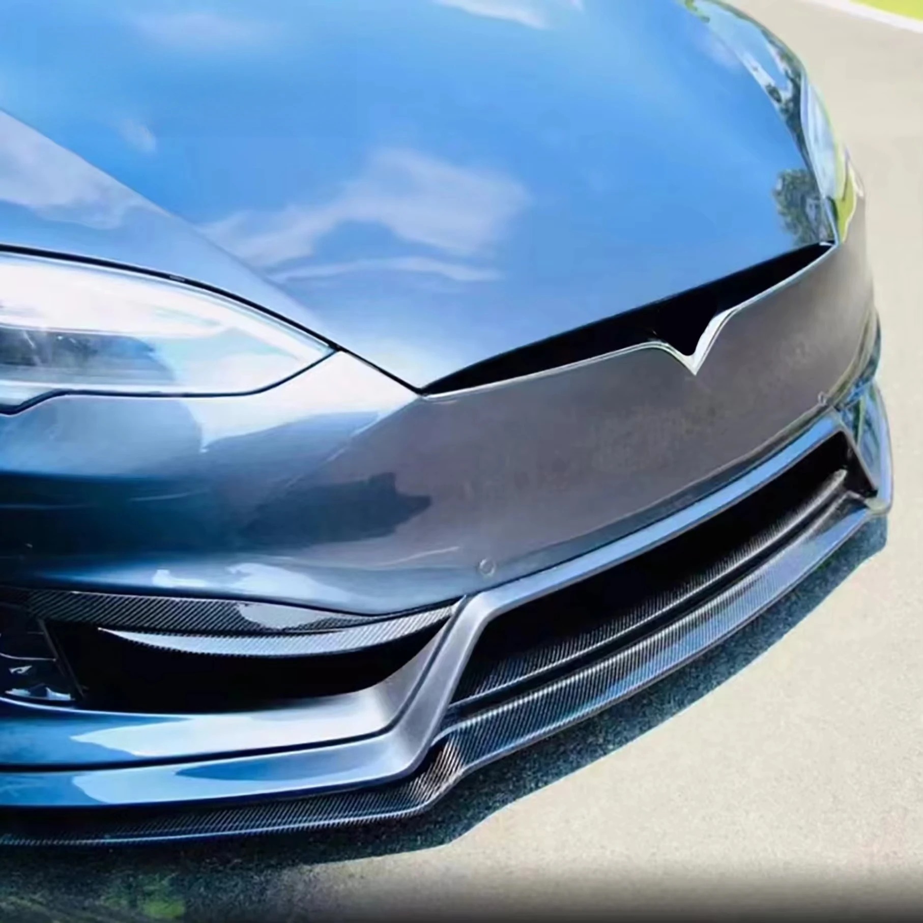 Suitable for S-type Dry Carbon Fiber Automotive Components Front Bumper Front Lip